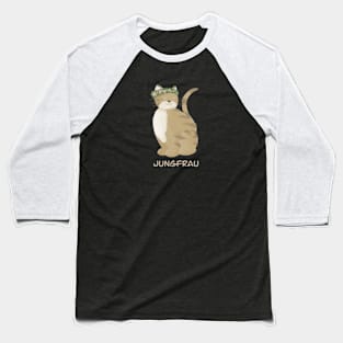 Jungfrau Katze Star sign Baseball T-Shirt